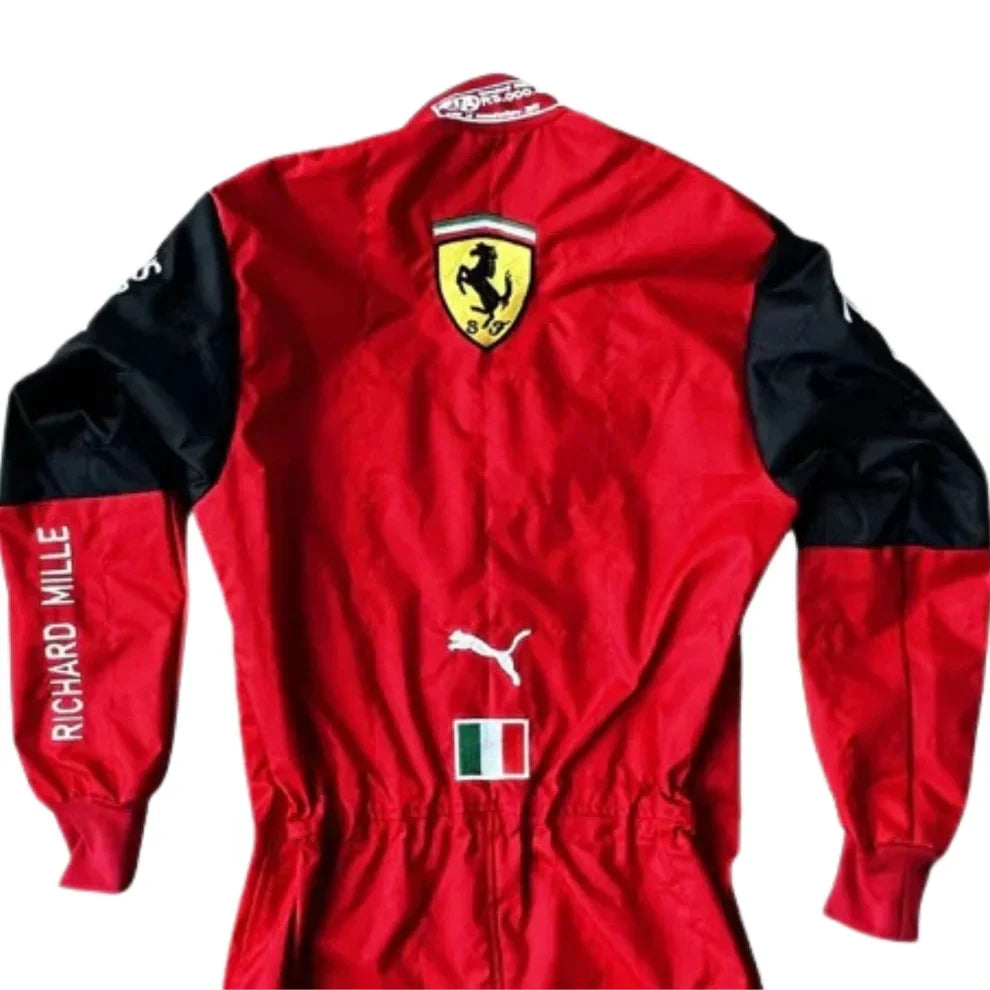 Charles Leclerc 2022 Ferrari F1 Race Suit - Dubai Racewears