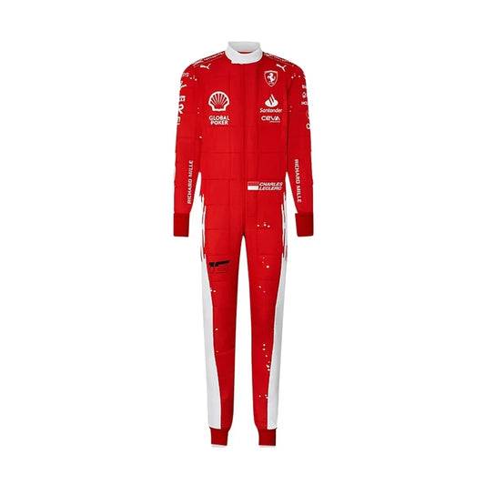 2023 Charles Leclerc las vegas GP special edition Ferrari F1 Race Suit - Dubai Racewears