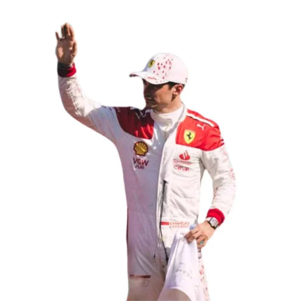 Charles Leclerc 2023 Monaco GP Ferrari F1 Racing Suit | Dubai Racegeargear