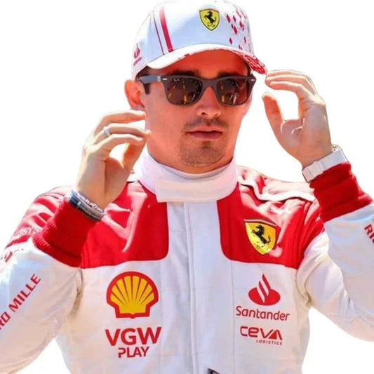 Charles Leclerc 2023 Monaco GP Ferrari F1 Racing Suit | Dubai Racegeargear