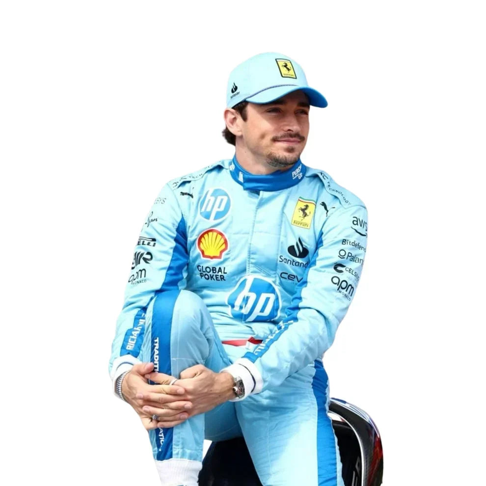 2024 Charles Leclerc Scuderia Ferrari F1 Miami Grand Prix Race Suit - Dubai Racewears