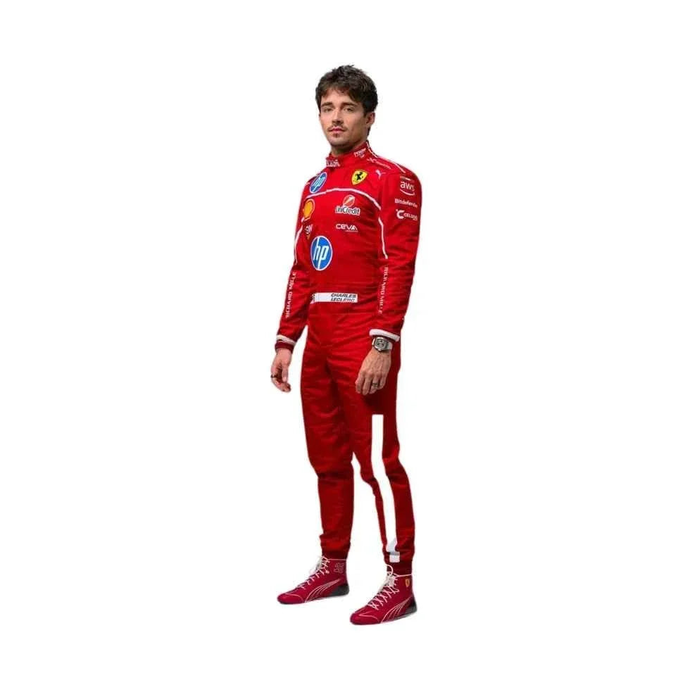 Charles Leclerc 2025 Ferrari F1 Racing Suit | Dubai Racegear