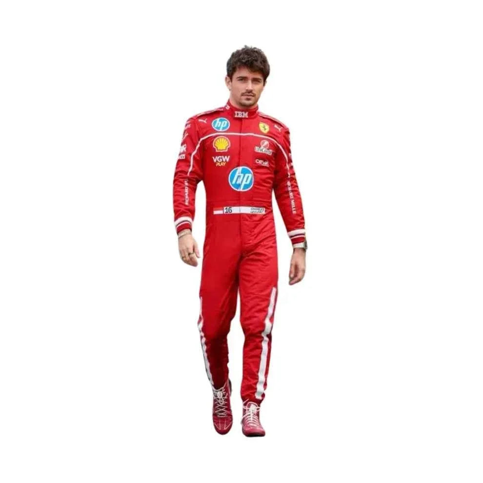 Charles Leclerc 2025 Ferrari F1 Racing Suit | Dubai Racegear