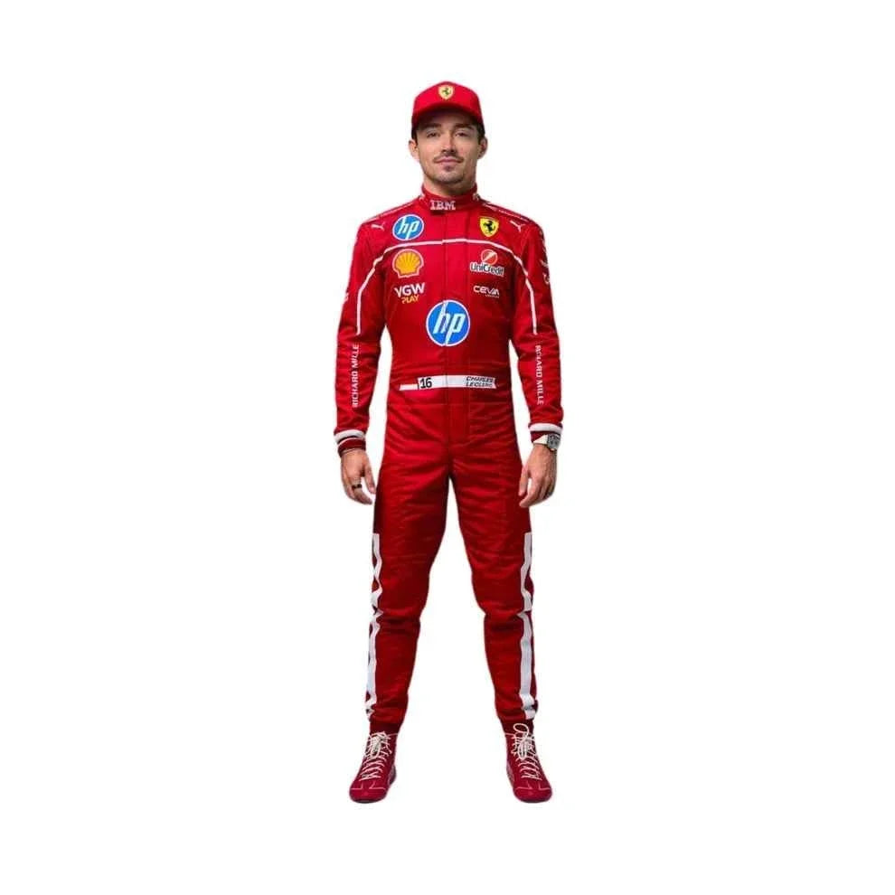 Charles Leclerc 2025 Ferrari F1 Racing Suit | Dubai Racegear