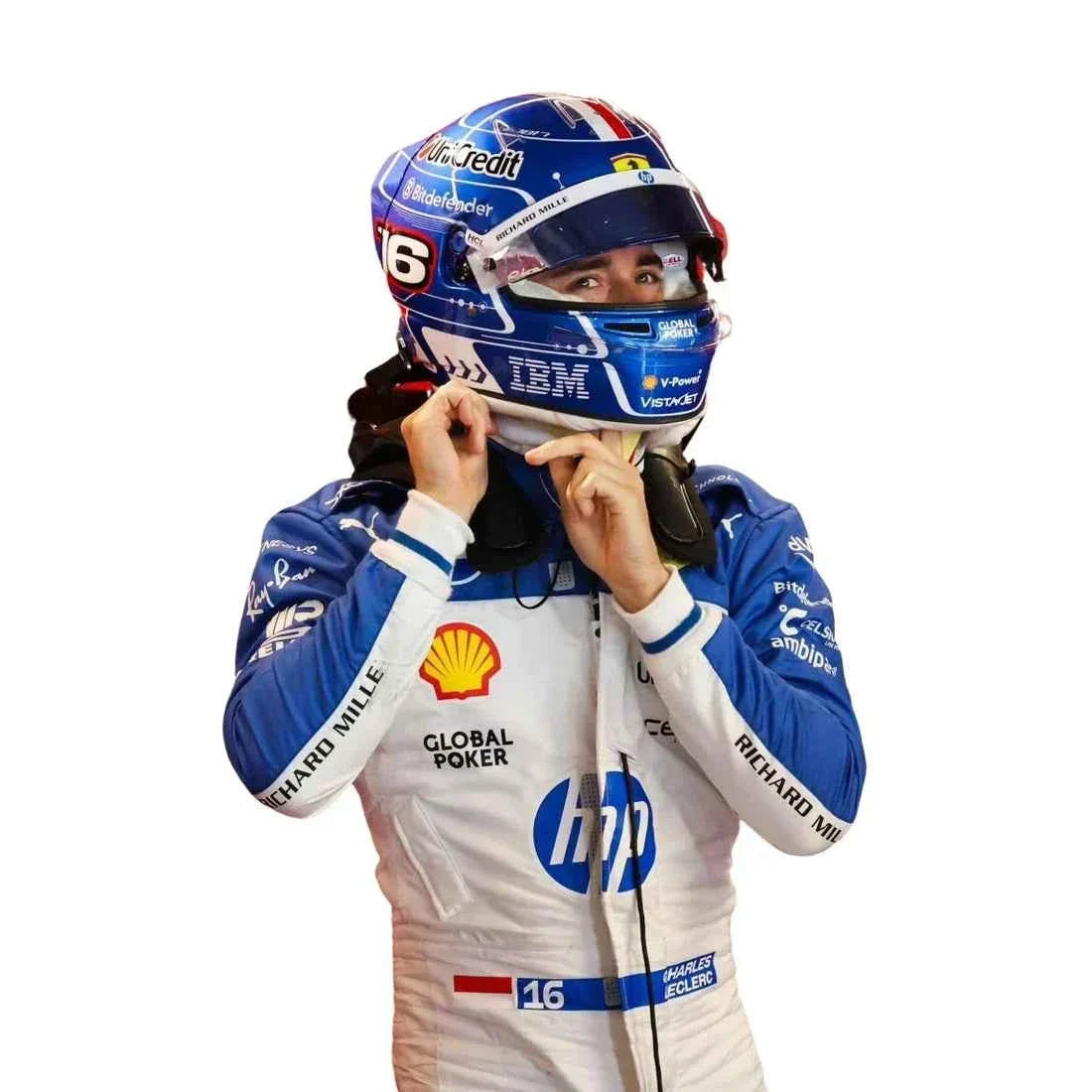 Charles Leclerc 2025 Miami GP Ferrari F1 Racing Suit | Dubai Racegear