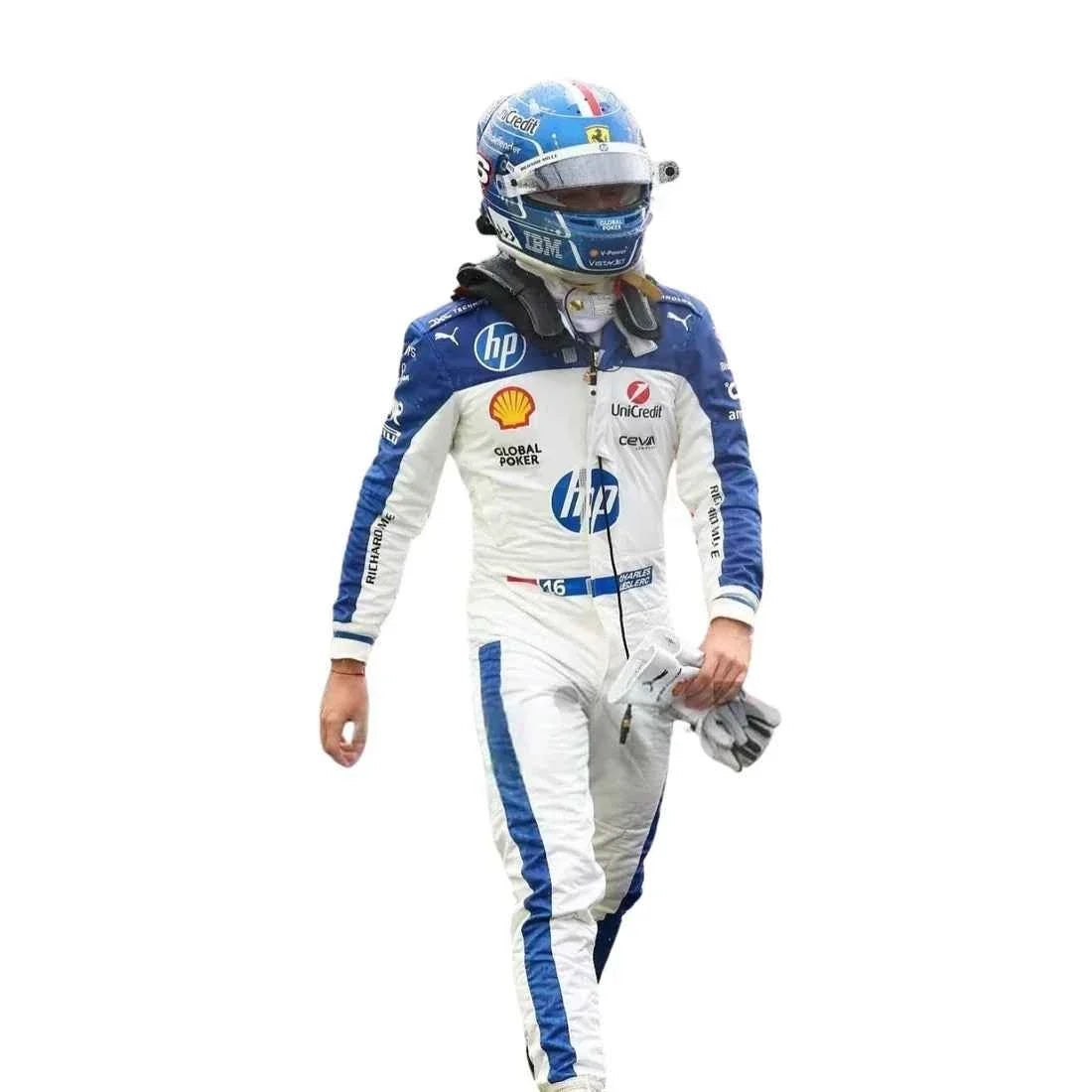 Charles Leclerc 2025 Miami GP Ferrari F1 Racing Suit | Dubai Racegear