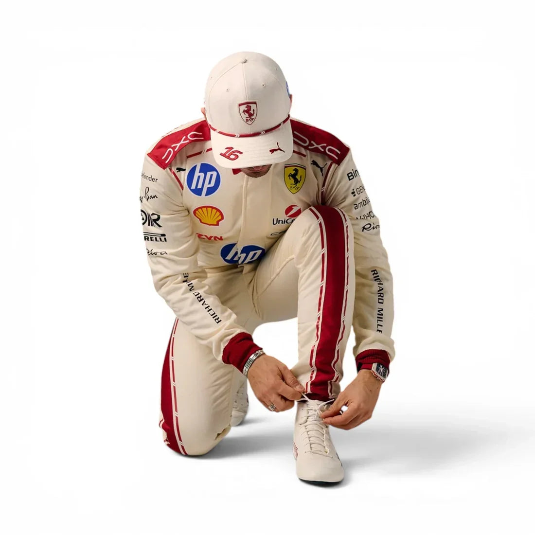 2026 Monaco Grand Prix Ferrari F1 Inspired Race Suit | Dubai Racegear - Dubai Racewears