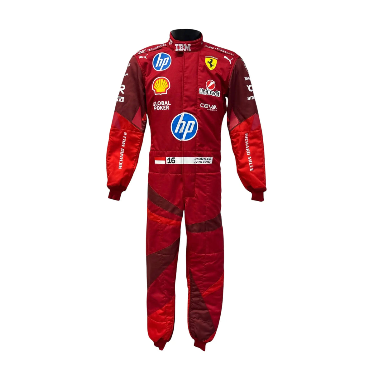 Charles Leclerc 2025 Ferrari F1 Inspired Race Suit | Dubai Racegear - Dubai Racewears