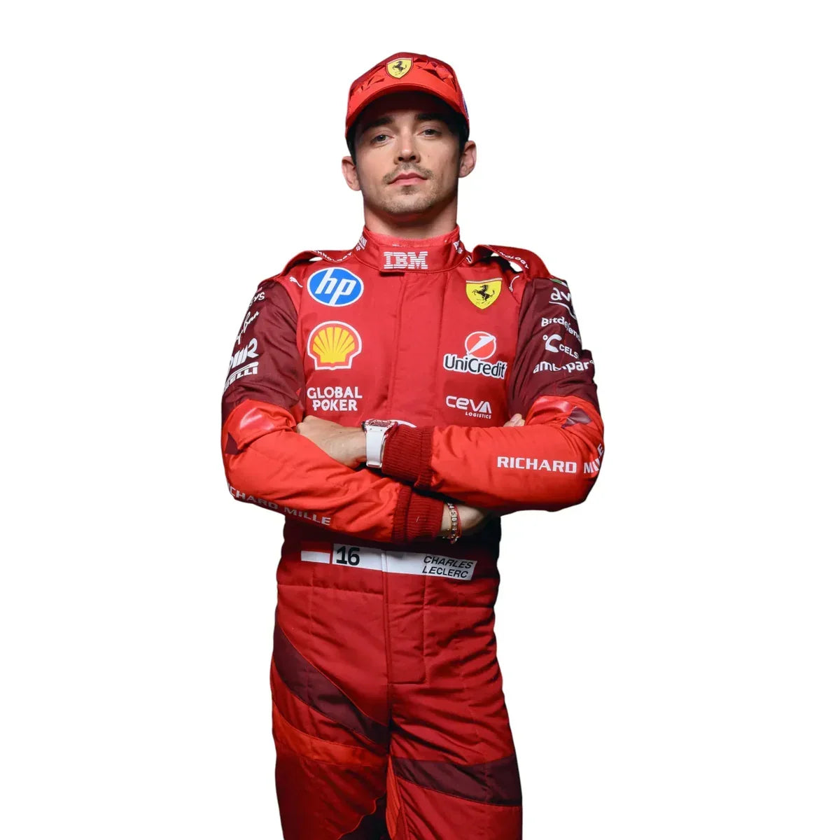 Charles Leclerc 2025 Ferrari F1 Inspired Race Suit | Dubai Racegear - Dubai Racewears