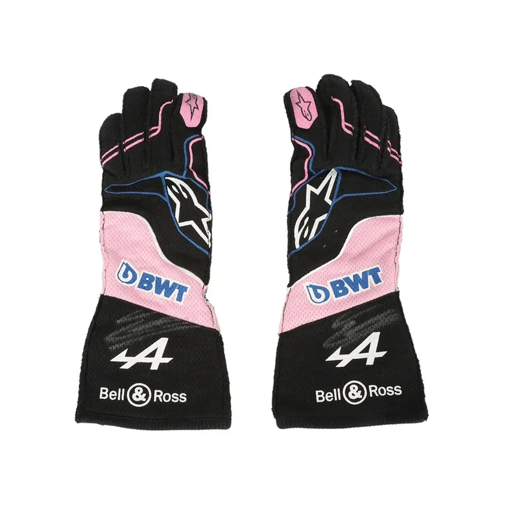 2024 Pierre Gasly BWT Alpine F1 Race Gloves - Dubai Racewears