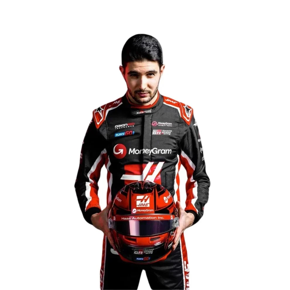 2025 Esteban Ocon Hass F1 Race Suit - Dubai Racewears