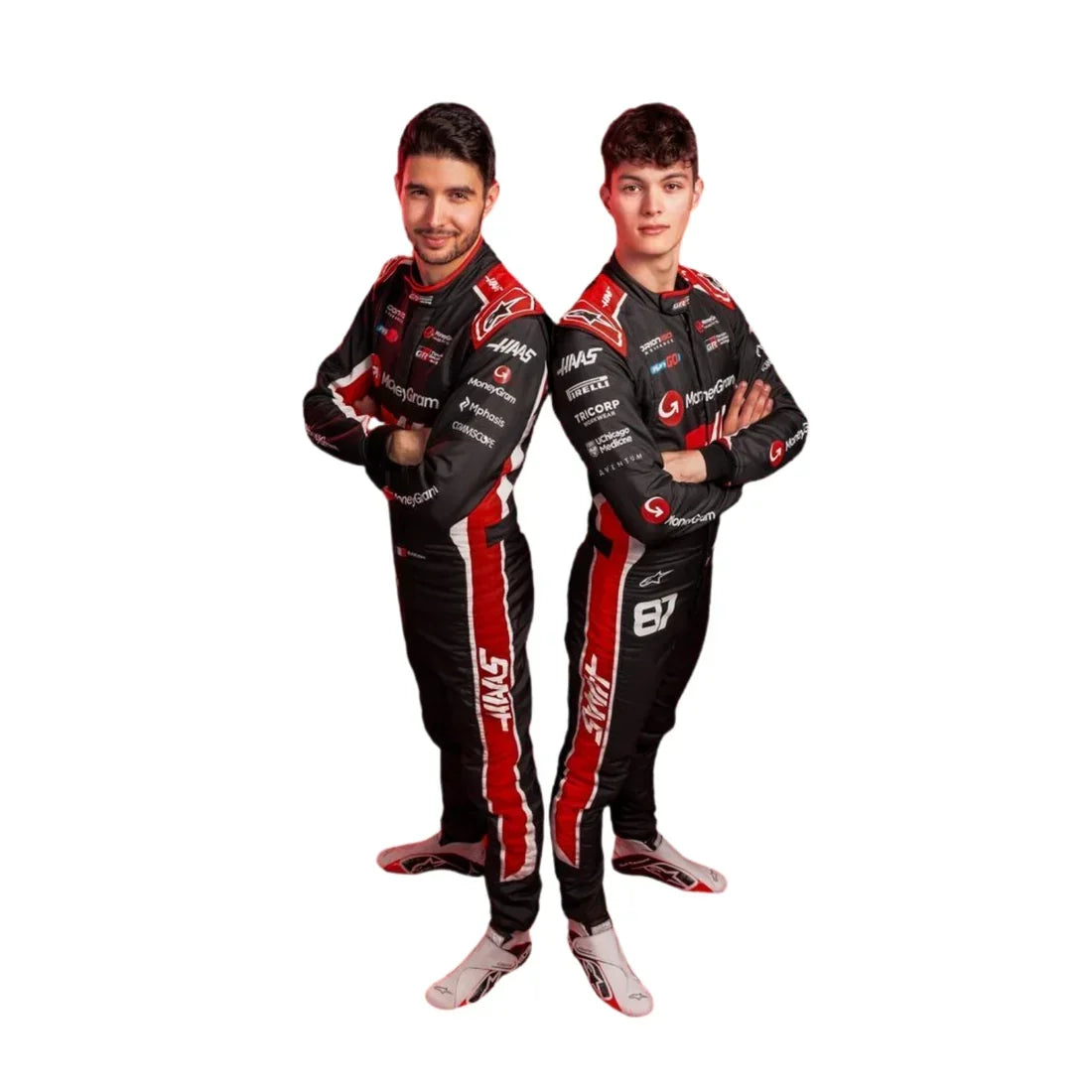 2025 Oliver Bearman Hass F1 Race Suit - Dubai Racewears