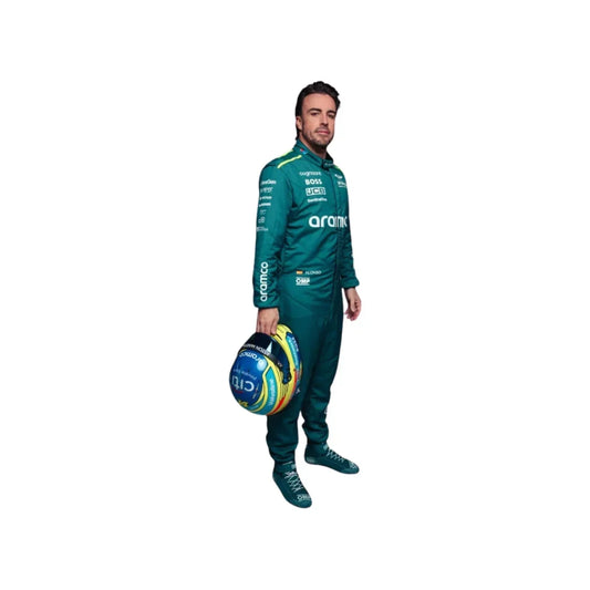 2024 Fernando Alonso Aston Martin F1 Race Suit - Dubai Racewears