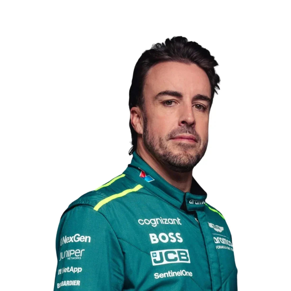 2024 Fernando Alonso Aston Martin F1 Race Suit - Dubai Racewears