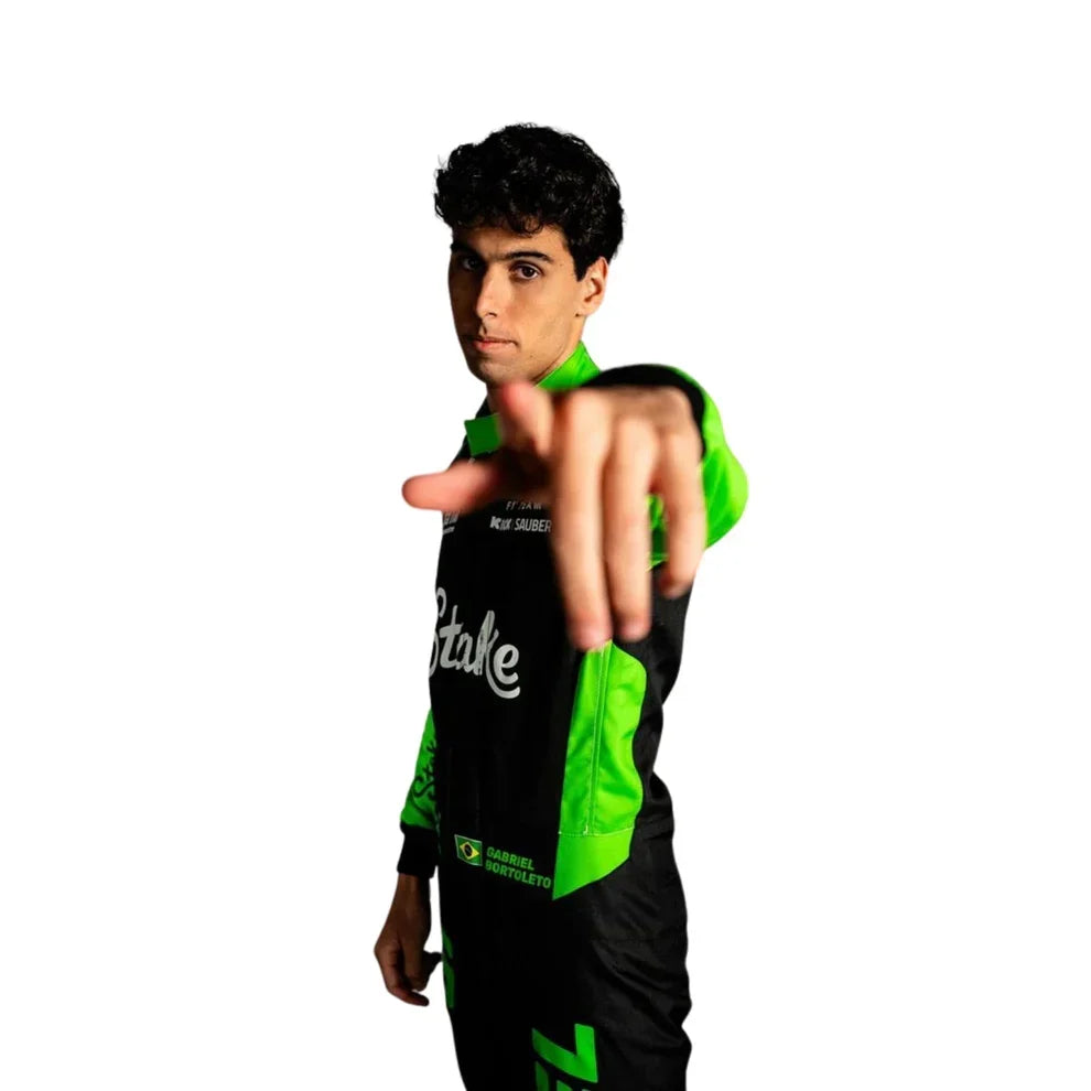 2025 Gabriel Bortoleto Kick Sauber F1 Race Suit - Dubai Racewears