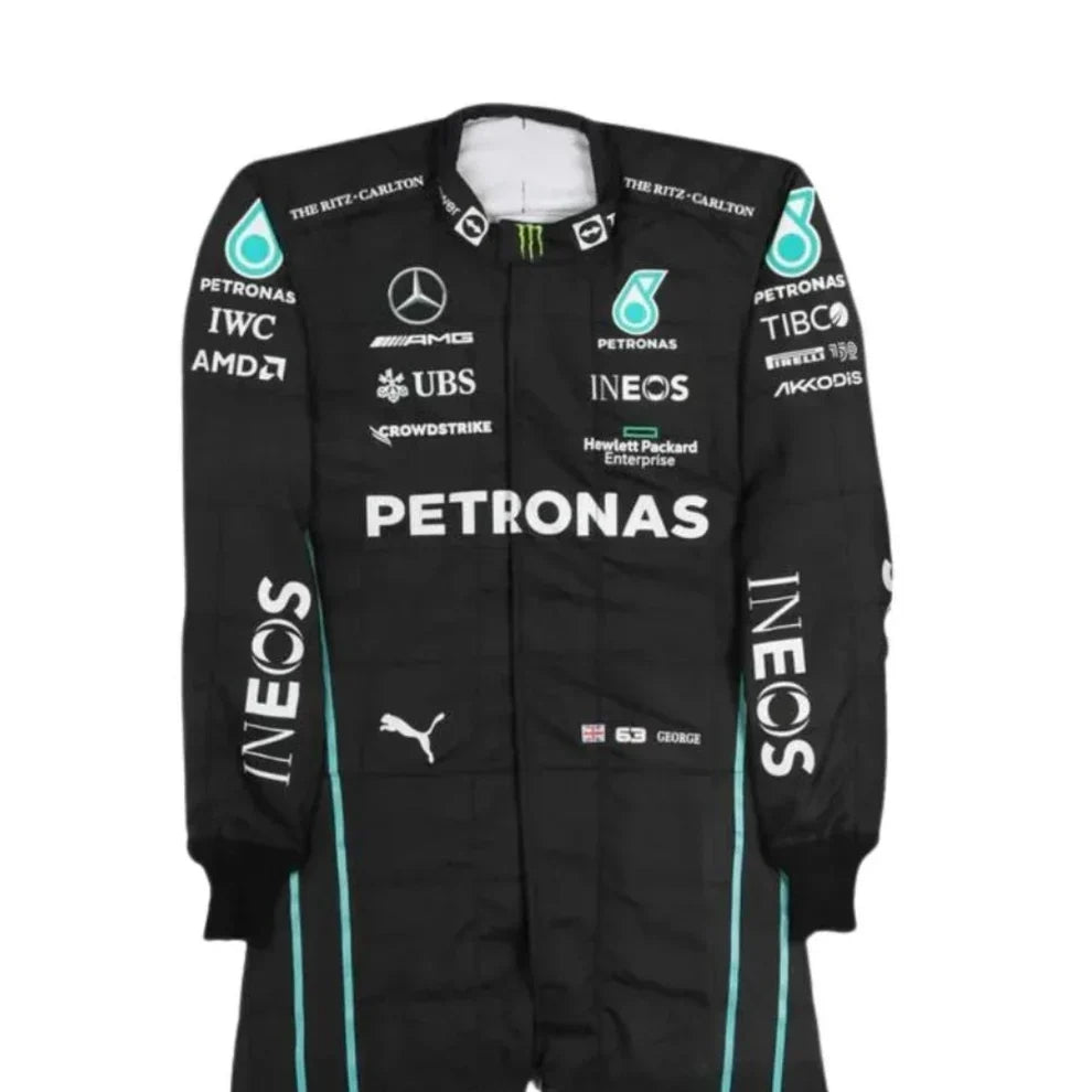 2022 George Russell Mercedes AMG F1 Race Suit - Dubai Racewears