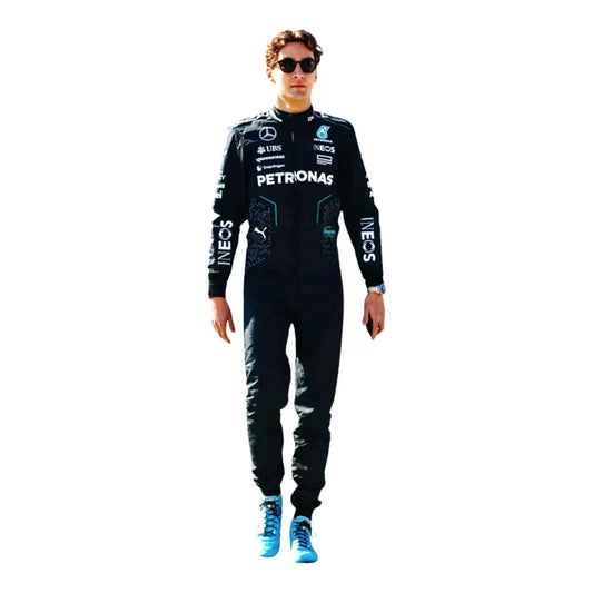 2024 George Russell Mercedes AMG F1 Race Suit - Dubai Racewears
