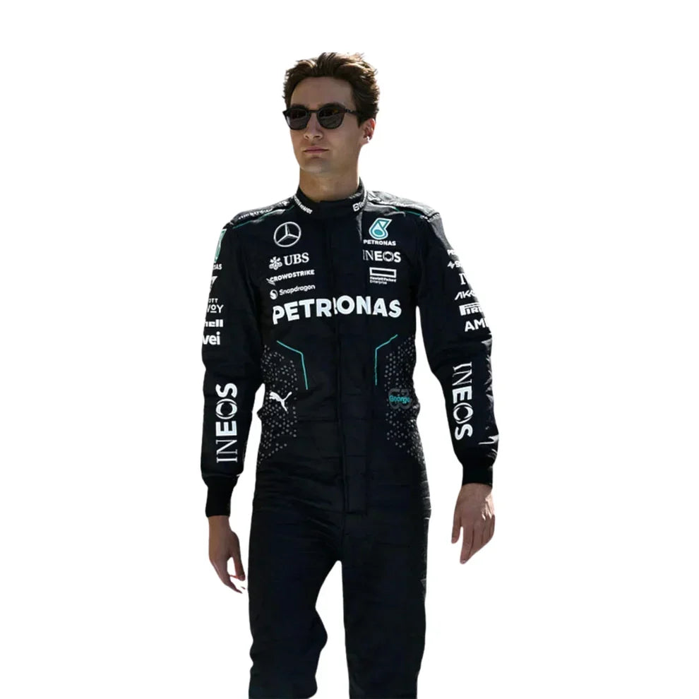 2024 George Russell Mercedes AMG F1 Race Suit - Dubai Racewears