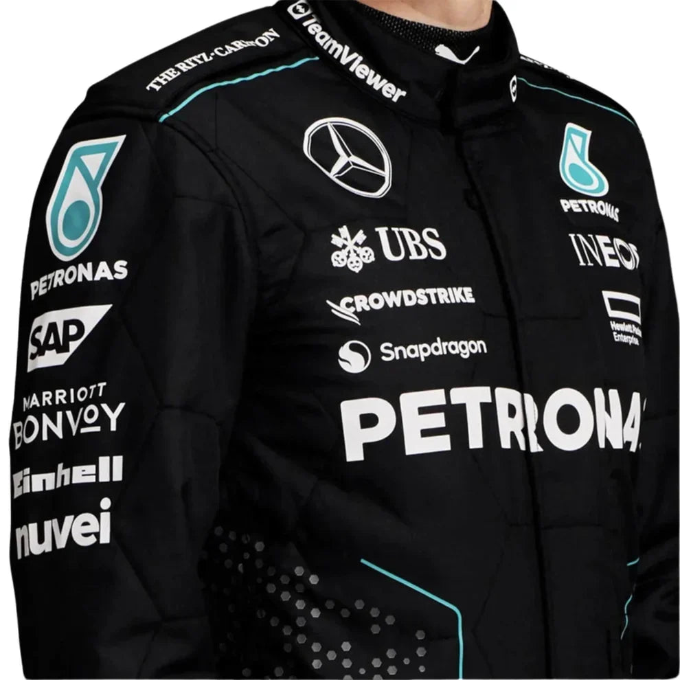 2024 George Russell Mercedes AMG F1 Race Suit - Dubai Racewears