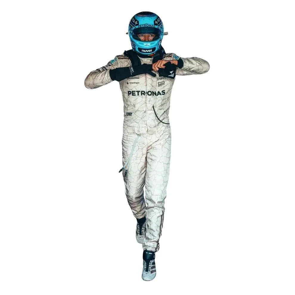 George Russell 2025 USA Austin GP Mercedes F1 Racing Suit | Dubai Racegear