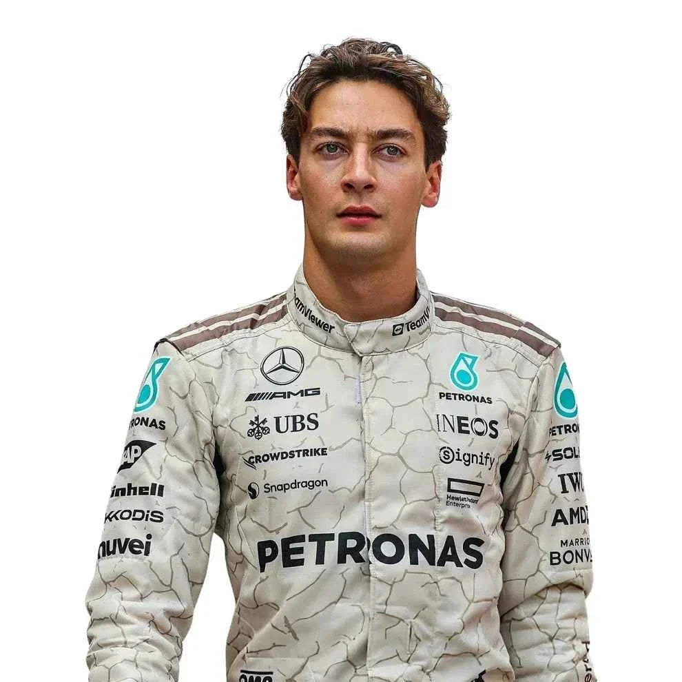 George Russell 2025 USA Austin GP Mercedes F1 Racing Suit | Dubai Racegear