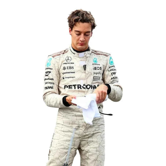 George Russell 2025 USA Austin GP Mercedes F1 Racing Suit | Dubai Racegear