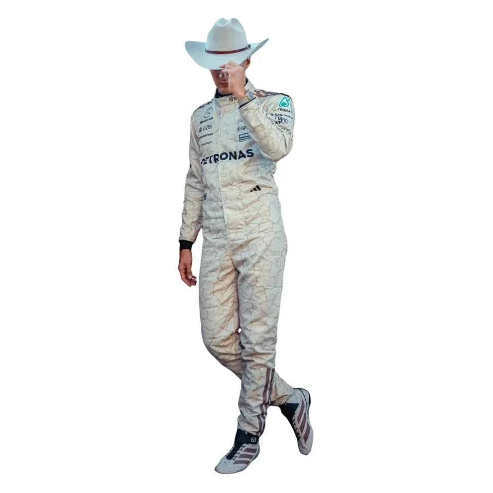 George Russell 2025 USA Austin GP Mercedes F1 Racing Suit | Dubai Racegear