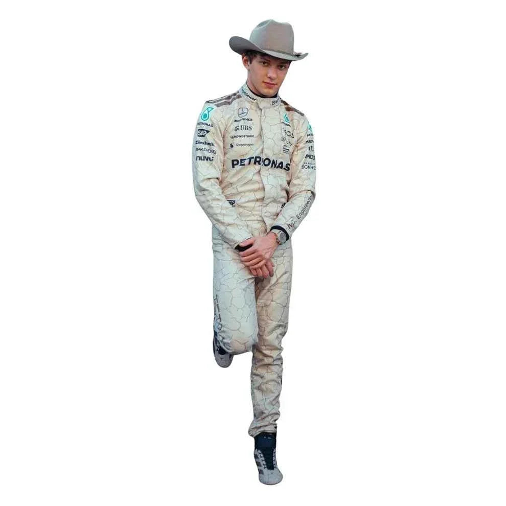 Andrea Kimi Antonelli 2025 USA Austin GP Mercedes F1 Racing Suit | Dubai Racegear