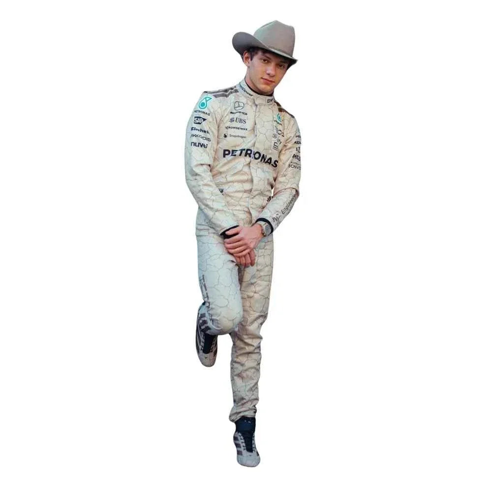 Andrea Kimi Antonelli 2025 USA Austin GP Mercedes F1 Racing Suit | Dubai Racegear