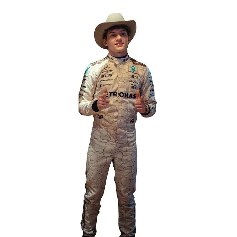 Andrea Kimi Antonelli 2025 USA Austin GP Mercedes F1 Racing Suit | Dubai Racegear