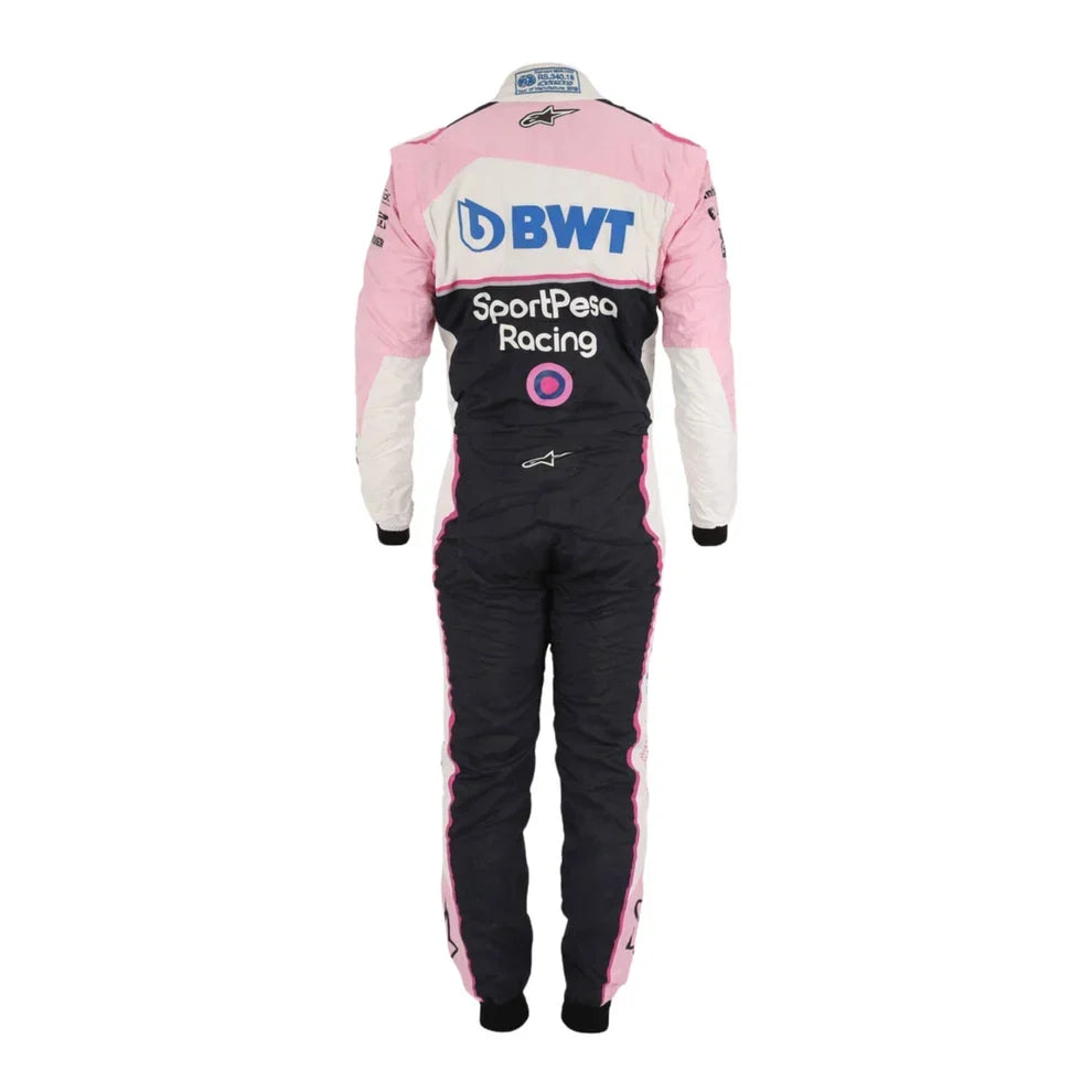 Lance Stroll 2019 BWT Racing Point F1 Racing Suit - Dubai Racewears