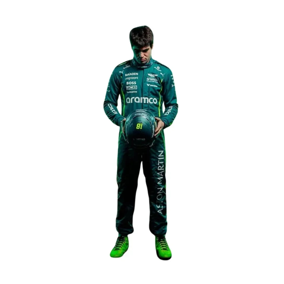 2025 Lance Stroll Aston Martin F1 Race Suit - Dubai Racewears