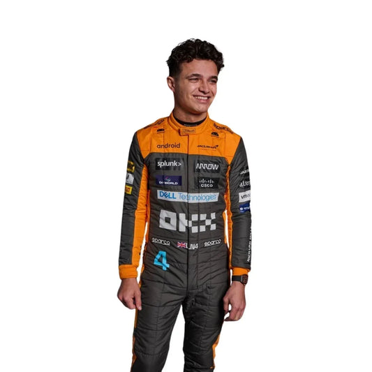 2023 Lando Norris McLaren F1 Race Suit - Dubai Racewears