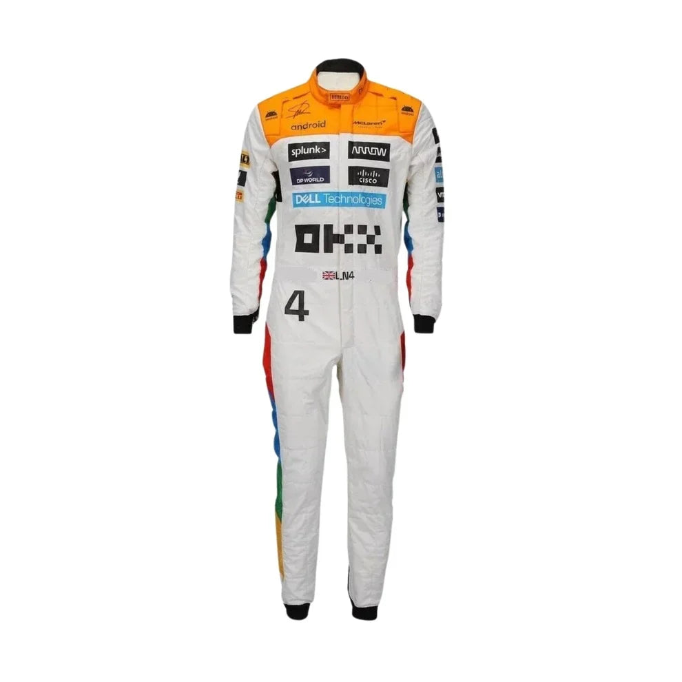 2023 Lando Norris Silverstone Race suit - Dubai Racewears