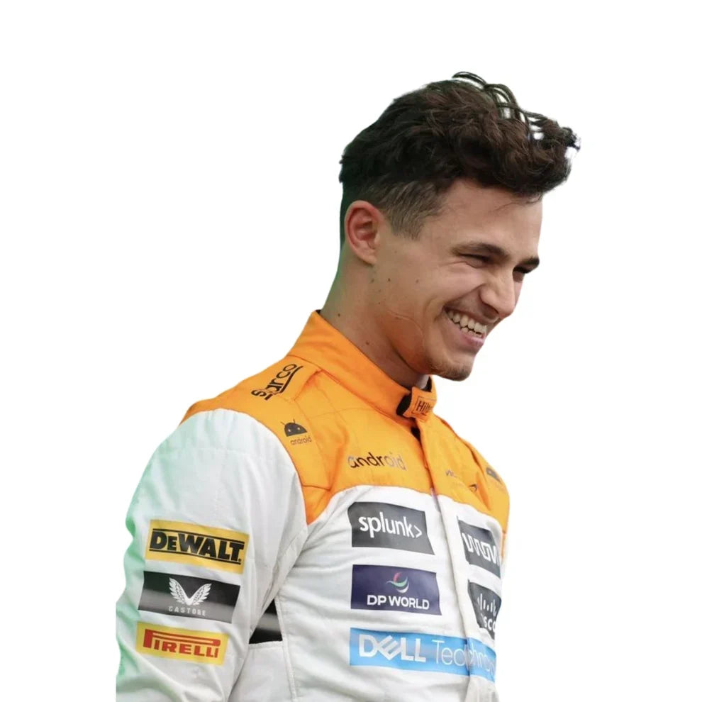 2023 Lando Norris Silverstone Race suit - Dubai Racewears
