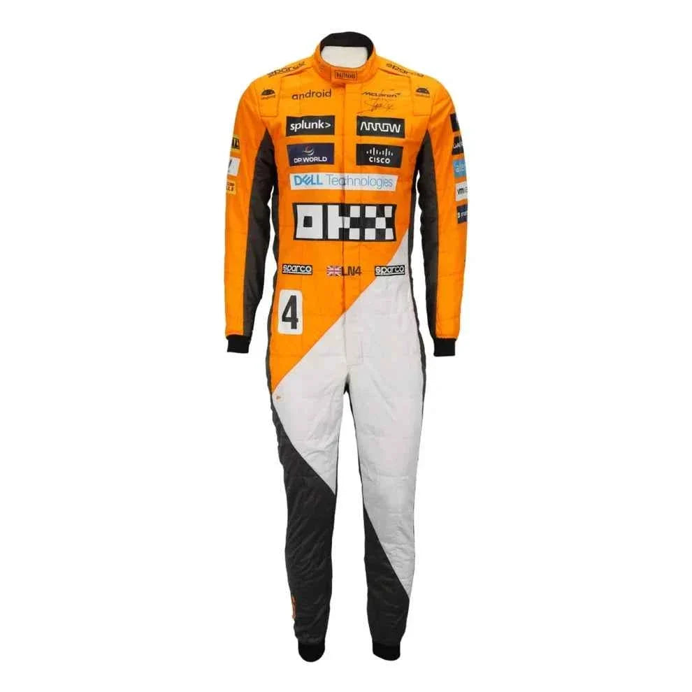 Lando Norris 2023 'Triple Crown' Spanish GP McLaren F1 Racing Suit | Dubai Racegear