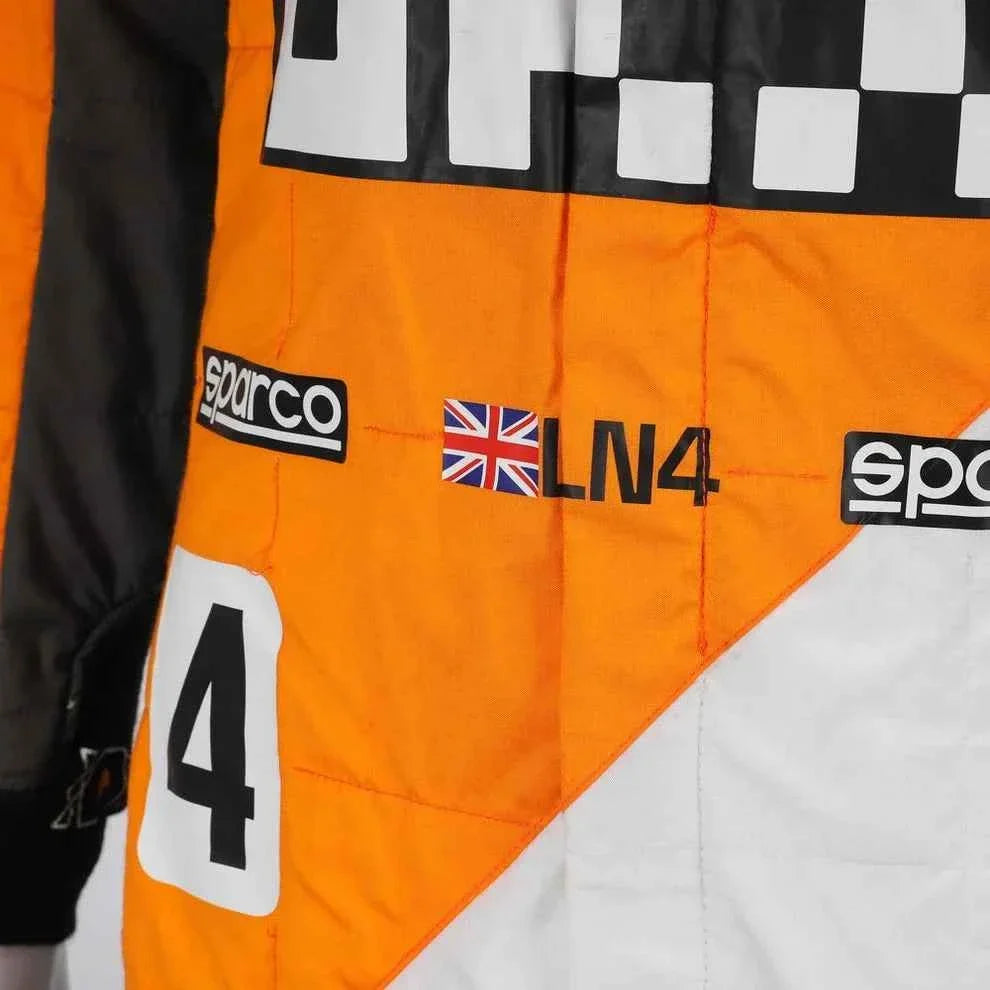 Lando Norris 2023 'Triple Crown' Spanish GP McLaren F1 Racing Suit | Dubai Racegear