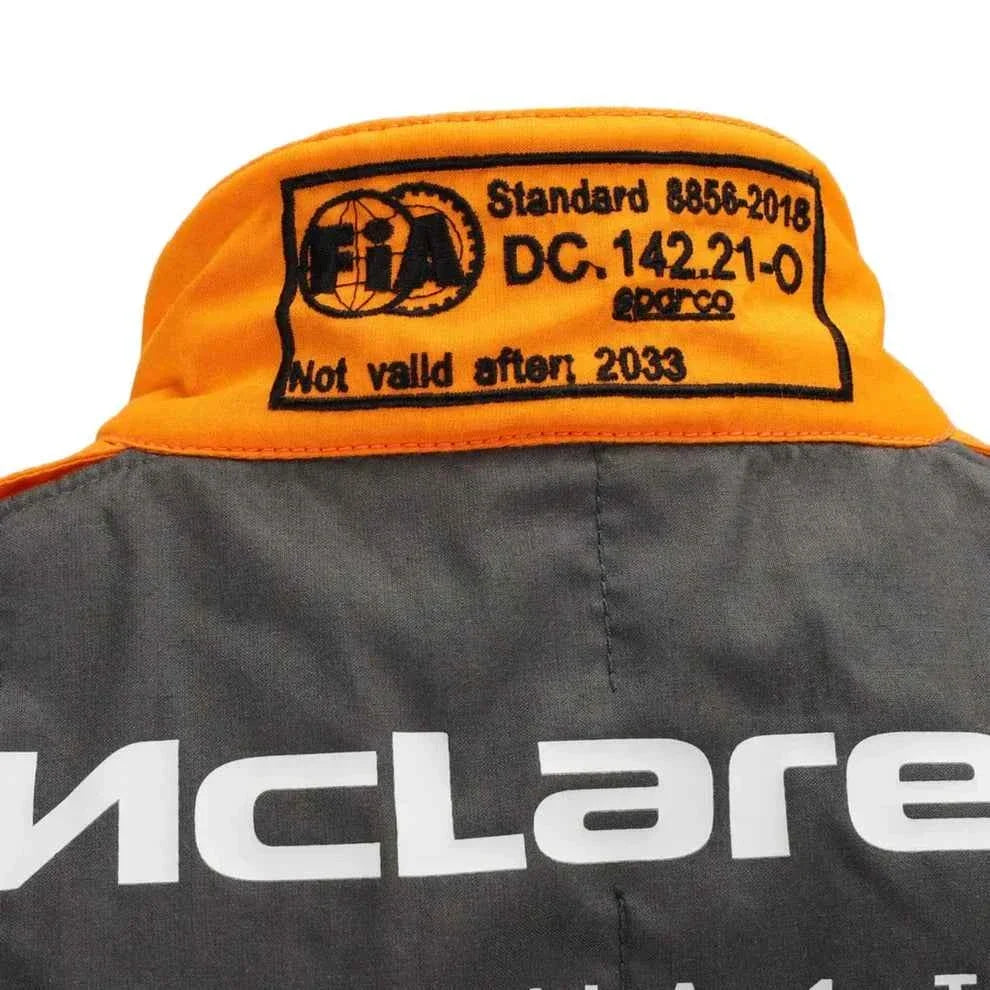 Lando Norris 2023 'Triple Crown' Spanish GP McLaren F1 Racing Suit | Dubai Racegear