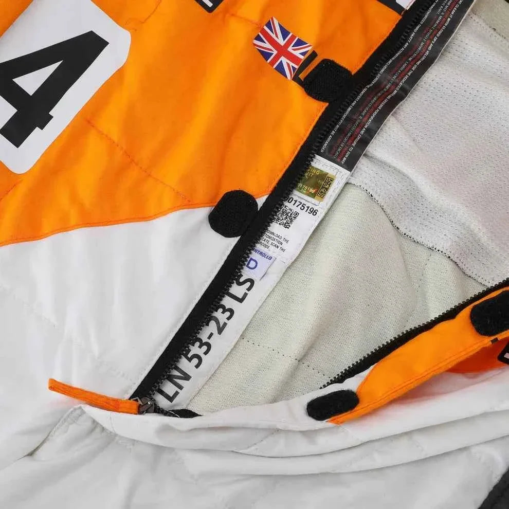 Lando Norris 2023 'Triple Crown' Spanish GP McLaren F1 Racing Suit | Dubai Racegear