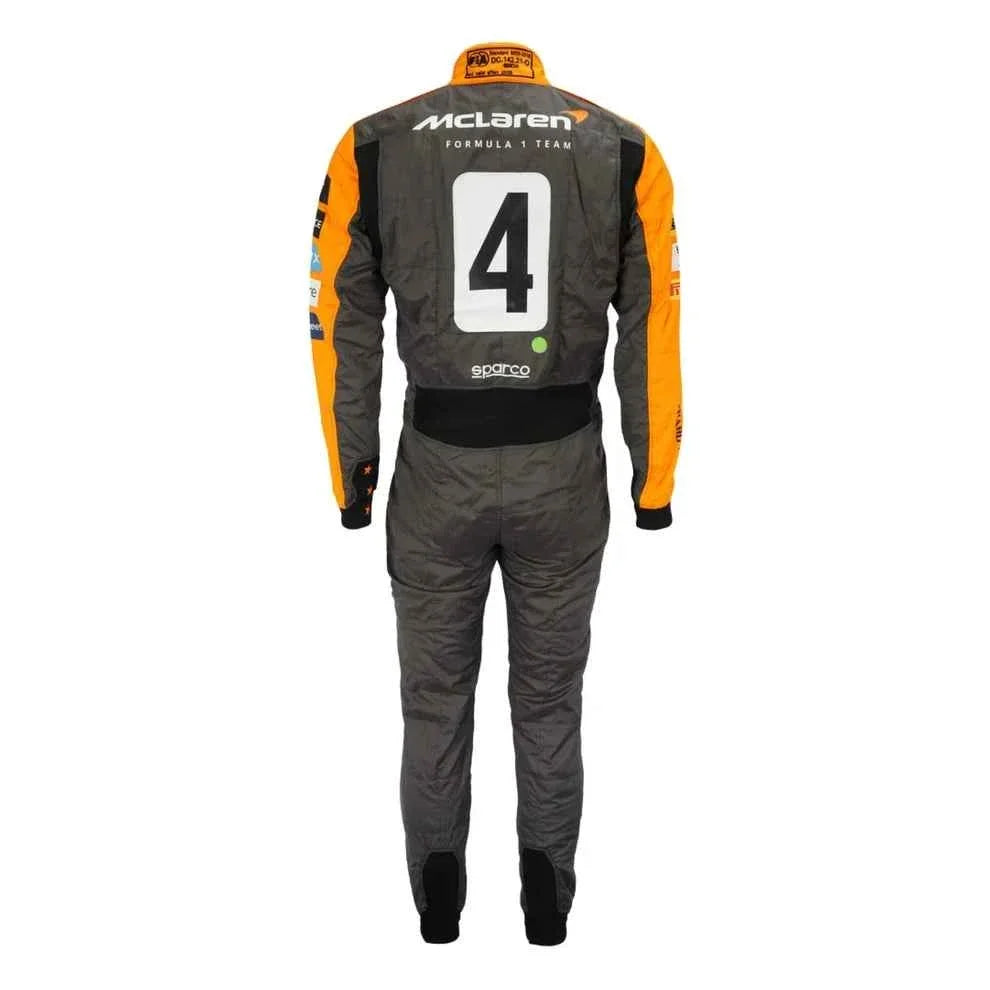 Lando Norris 2023 'Triple Crown' Spanish GP McLaren F1 Racing Suit | Dubai Racegear