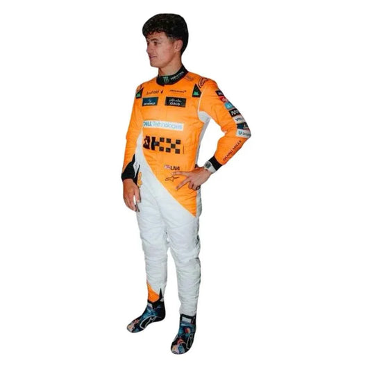 Lando Norris 2024 Singapore GP McLaren F1 Racing Suit | Dubai Racegear