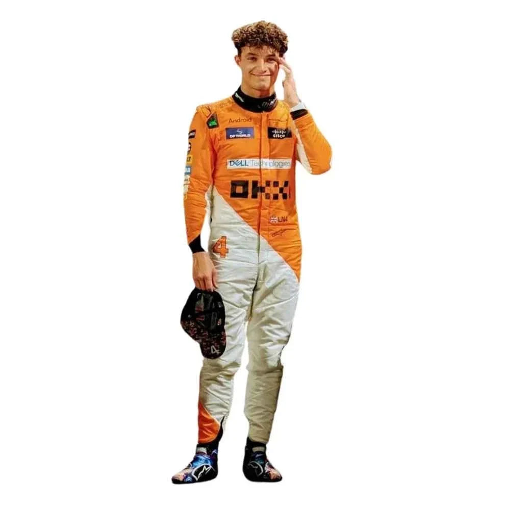 Lando Norris 2024 Singapore GP McLaren F1 Racing Suit | Dubai Racegear