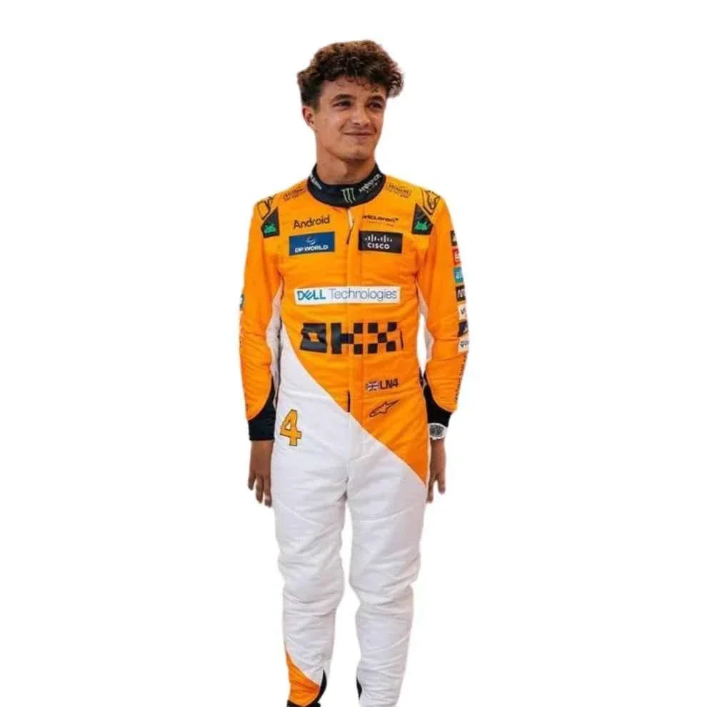 Lando Norris 2024 Singapore GP McLaren F1 Racing Suit | Dubai Racegear