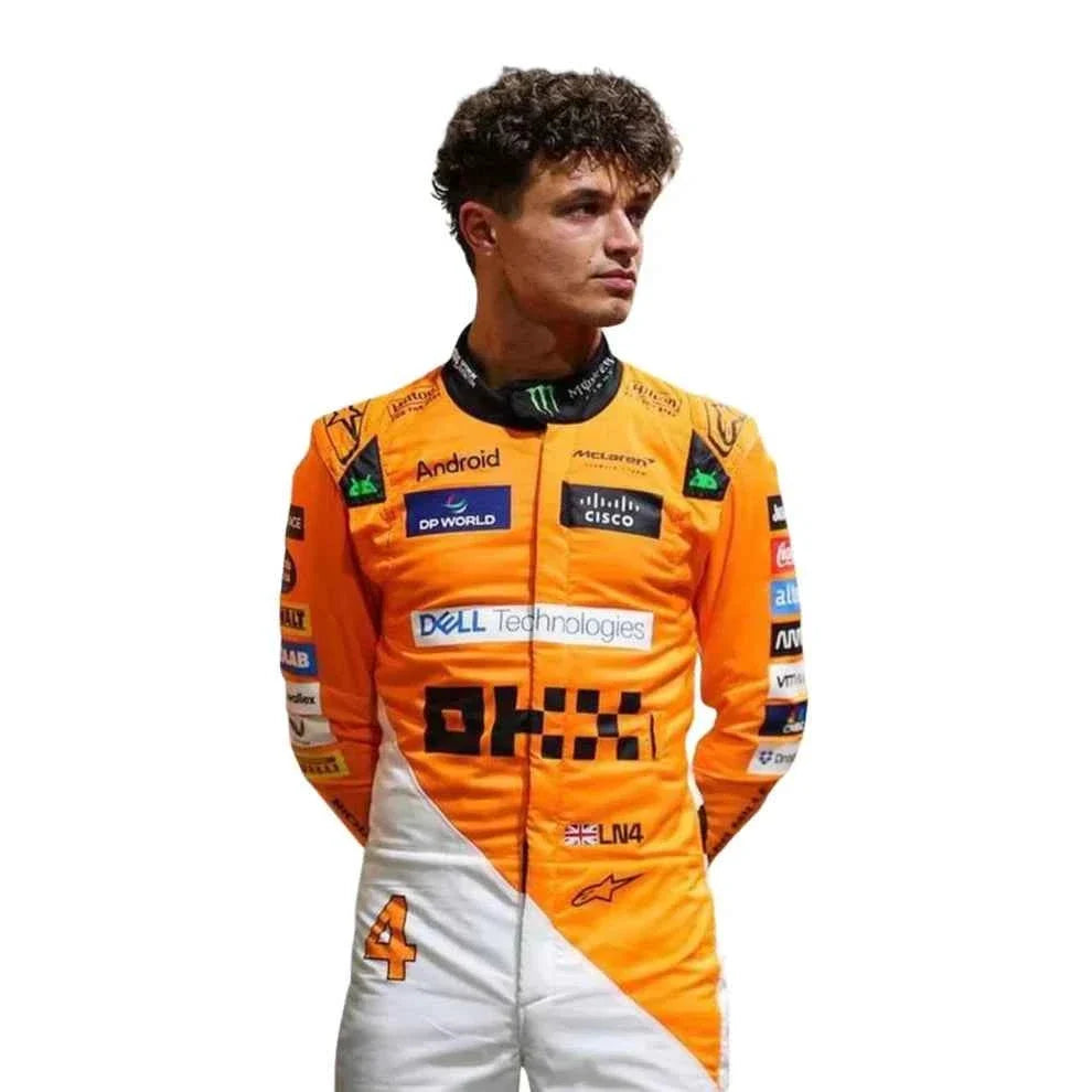 Lando Norris 2024 Singapore GP McLaren F1 Racing Suit | Dubai Racegear