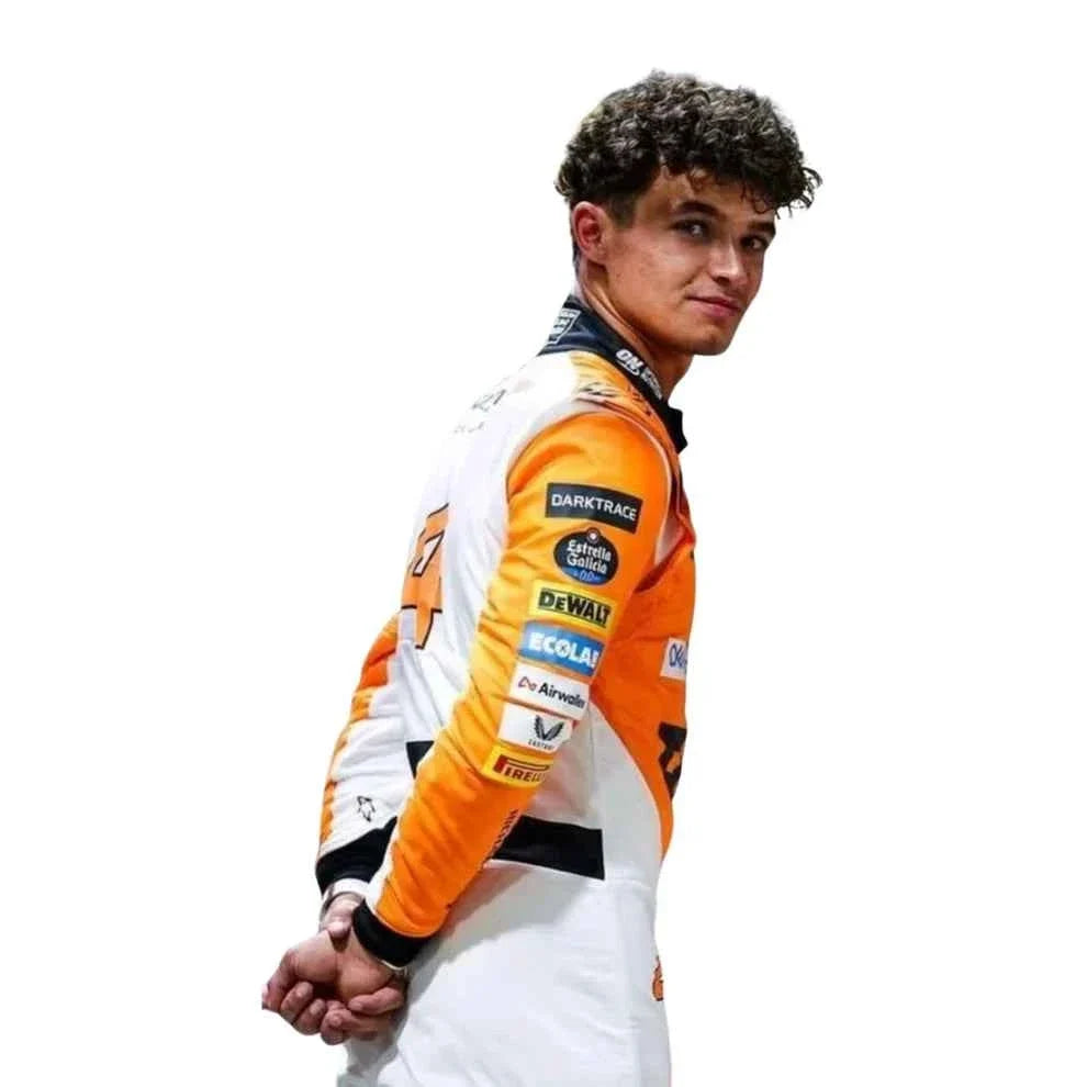 Lando Norris 2024 Singapore GP McLaren F1 Racing Suit | Dubai Racegear