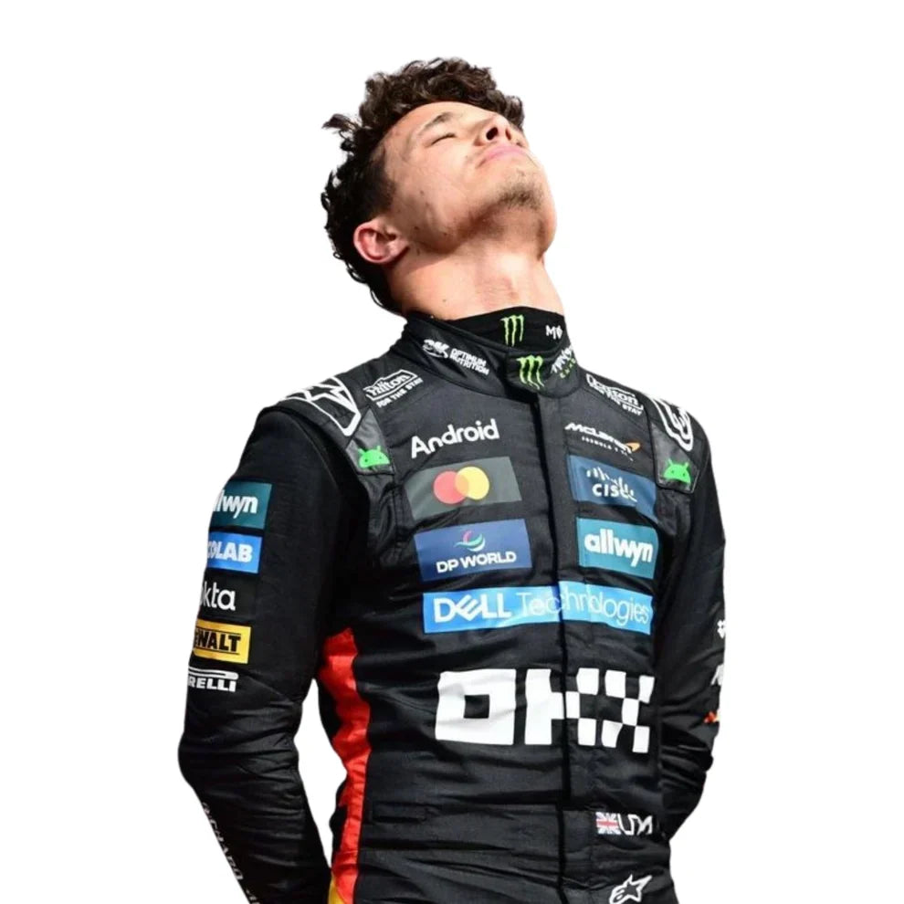 2025 Lando Norris McLaren British GP Race Suit - Dubai Racewears