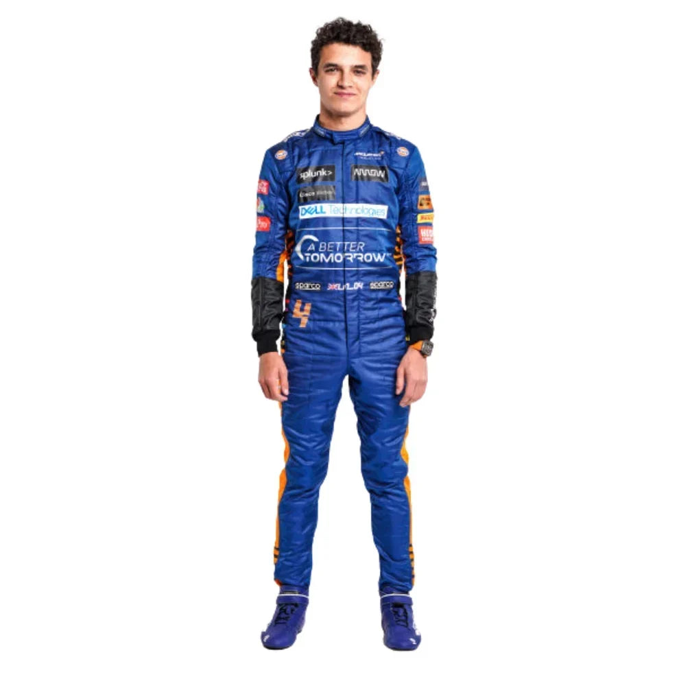 Lando Norris 2021 Mclaren F1 Race Suit - Dubai Racewears