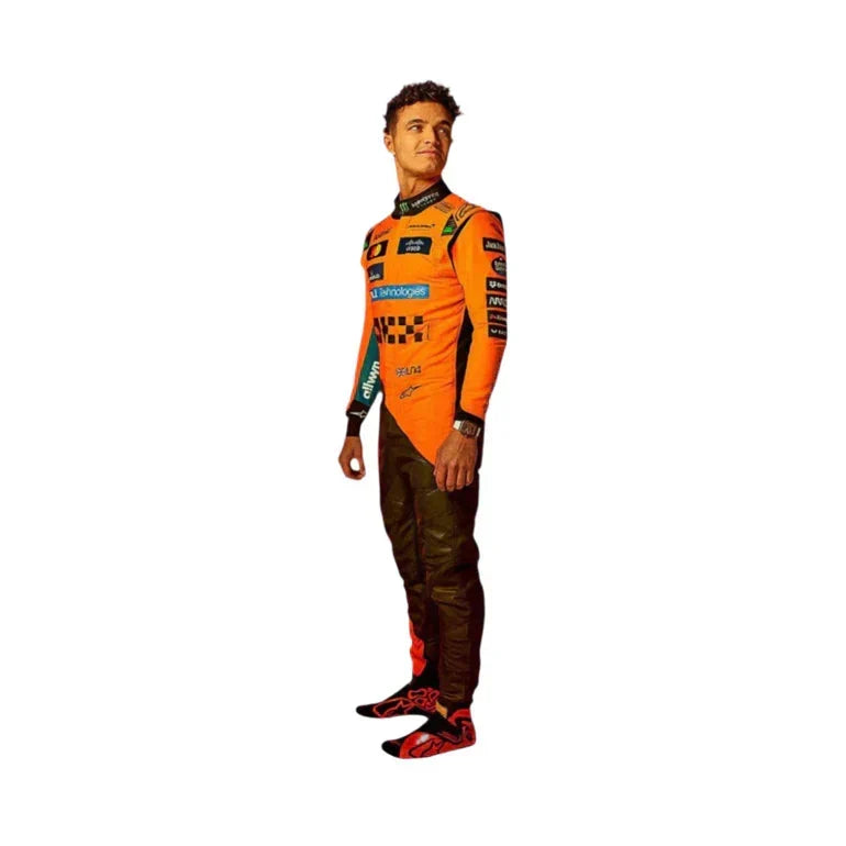 Lando Norris 2025 McLaren F1 Inspired Race Suit | Dubai Racegear - Dubai Racewears