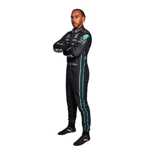 2022 Lewis Hamilton Mercedes AMG F1 Race Suit - Dubai Racewears