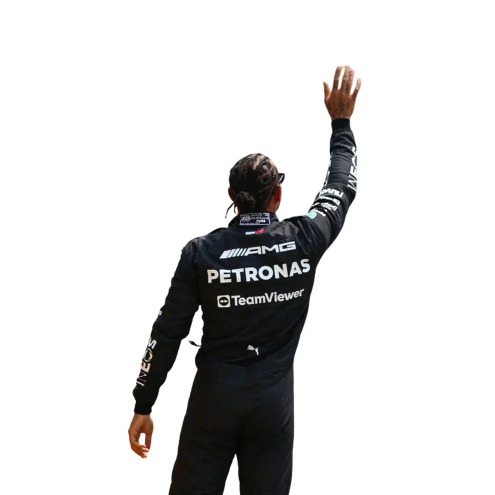 2023 Lewis Hamilton Mercedes F1 Race Suit - Dubai Racewears